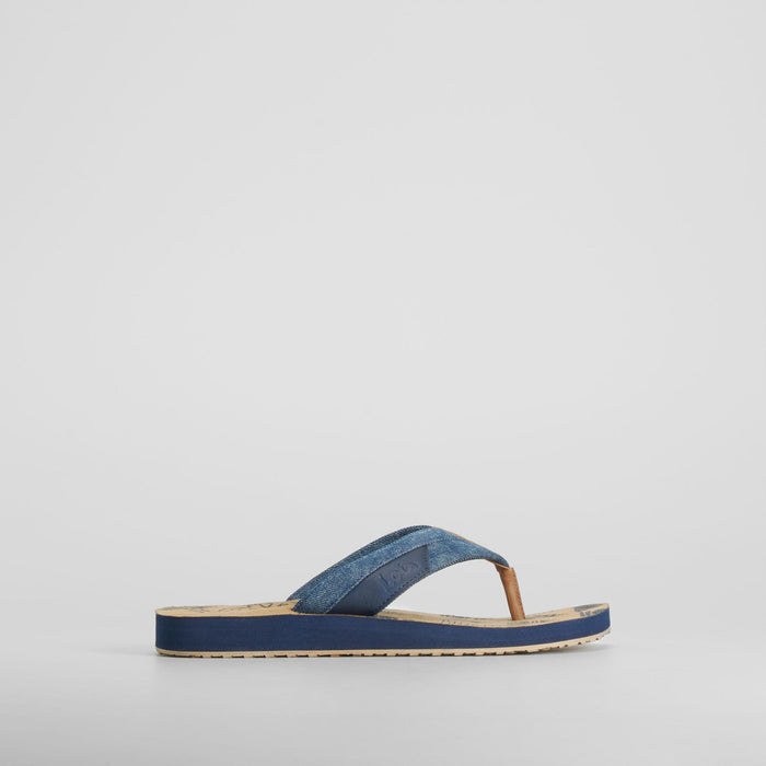 Sandalia de dedo azul marino LOIS