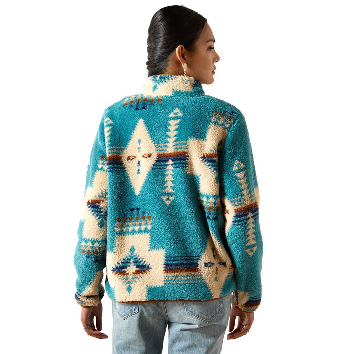 Ariat Berber Snap Front Sweatshirt in Agave Southwest Print