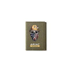 Ariat Work Trifold Wallet Dark Green
