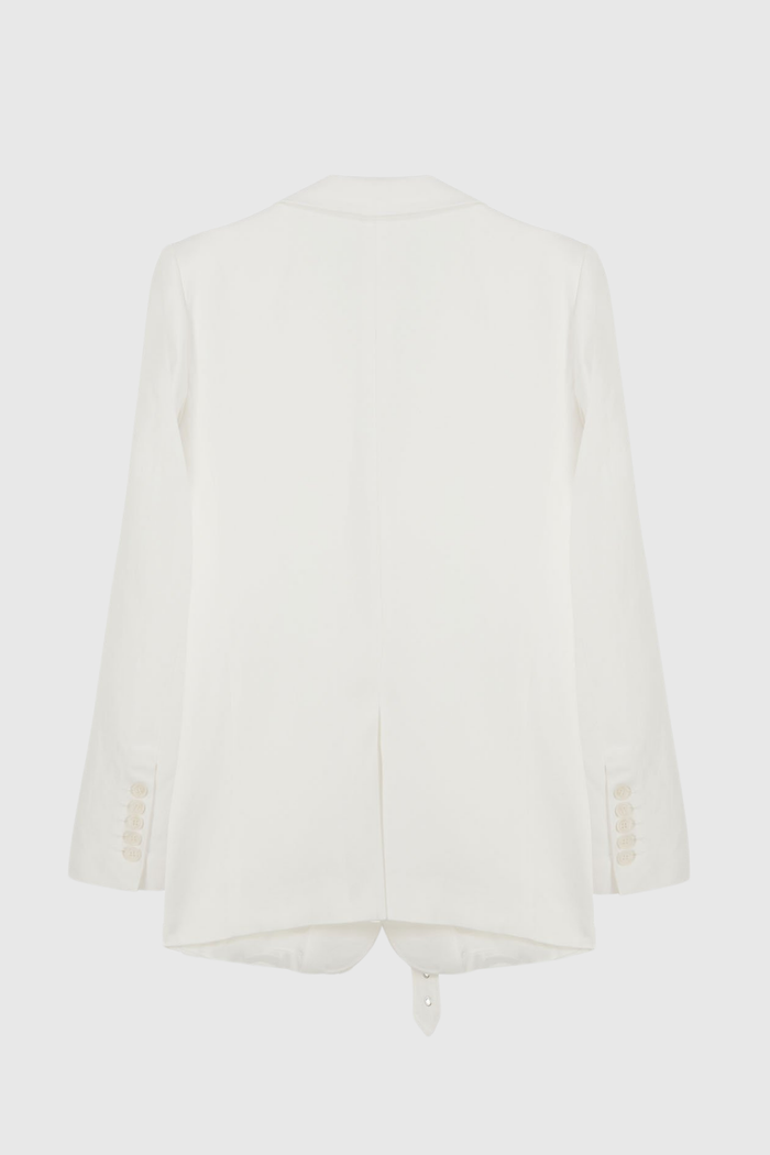 Armani Button Buckle Blazer