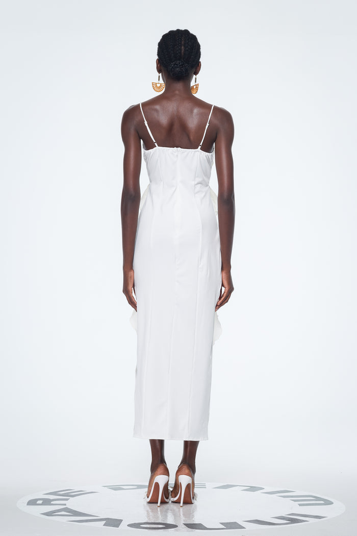 Bachtiar Spaghetti Split Maxi Dress