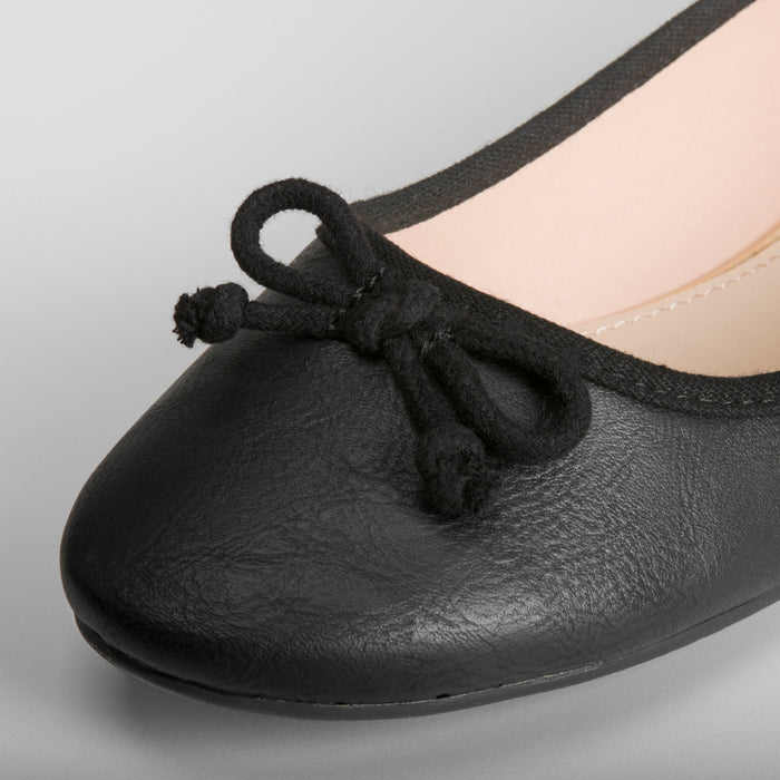 Bailarina básica negra PICCOLA PIU
