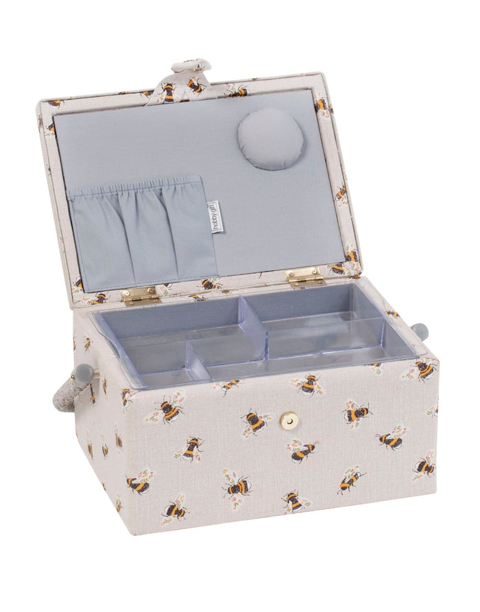 Bees Medium Sized Sewing Box, Hobby Gift