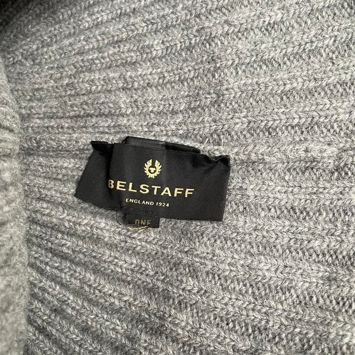 Belstaff Grey Virgin Wool Watch Beanie Hat