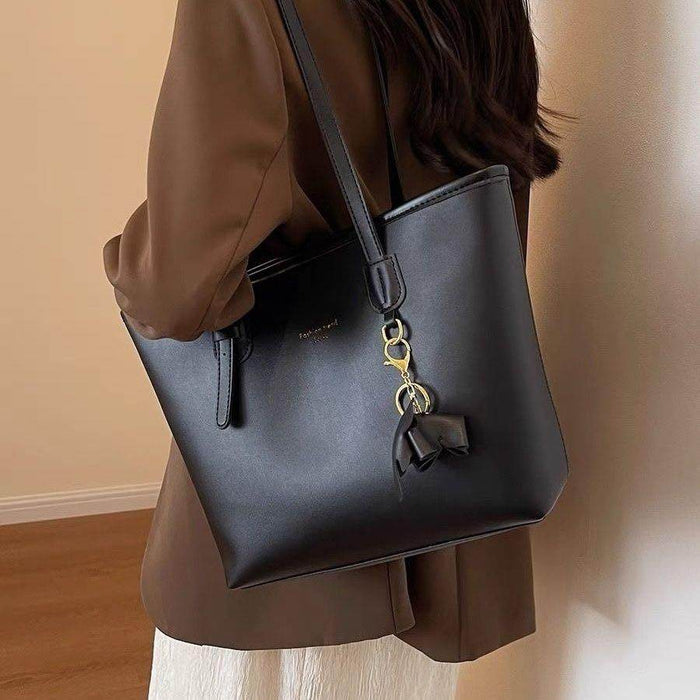 Black long handle tote bag - Dubai Offers Today