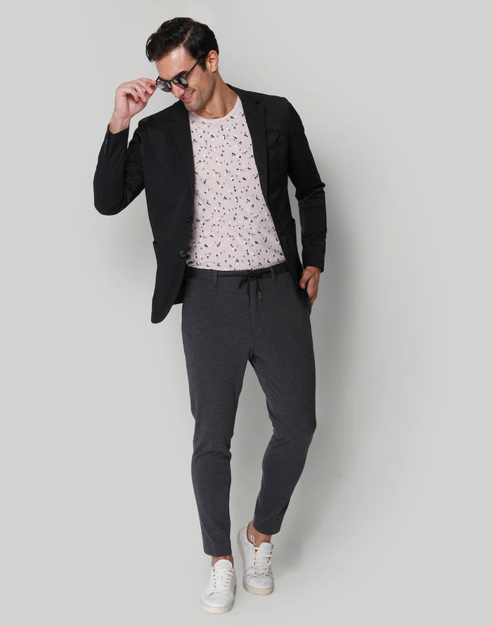 Black Regular Fit Blazer