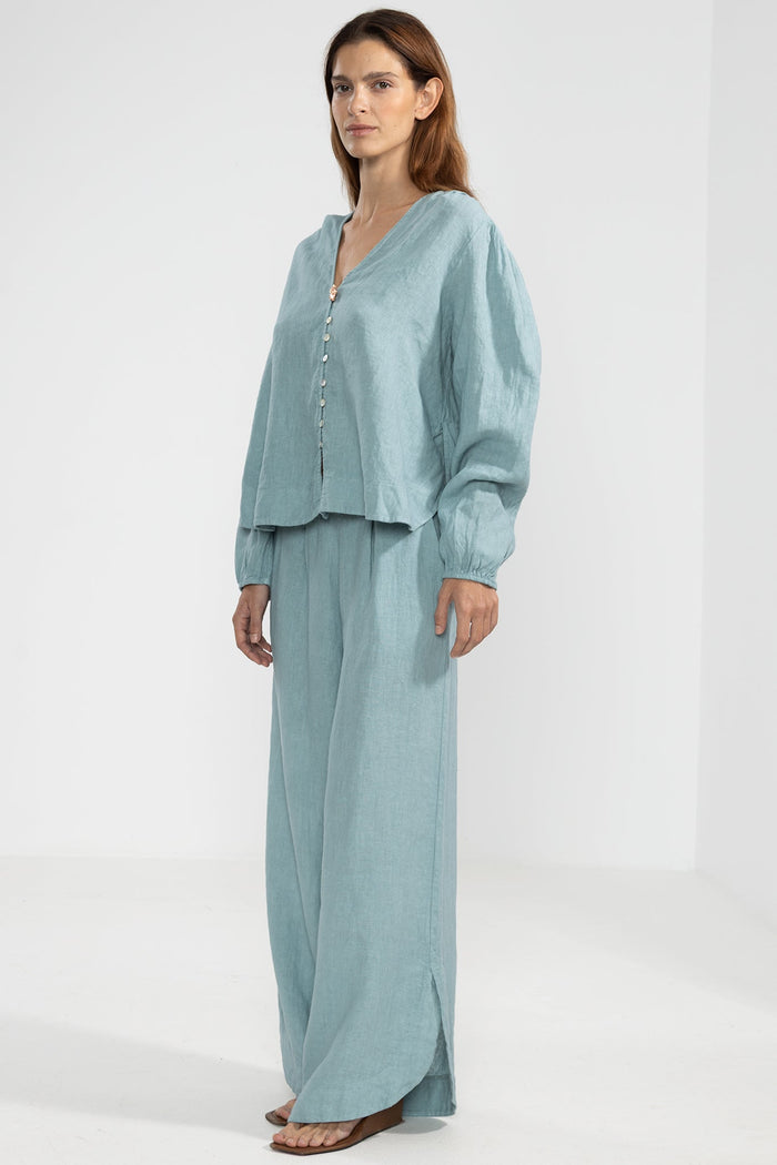 Vale Pants Aqua - Polonio Uruguay