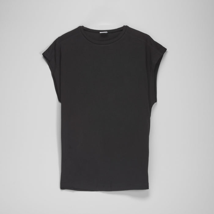 Camiseta de deporte manga corta negra UTWO