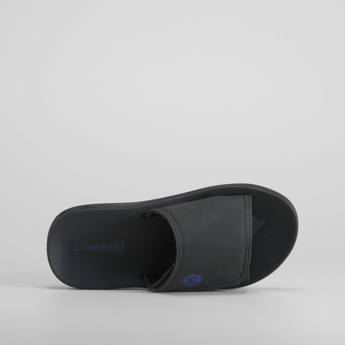 Chancla piscina negra velcro COMFEET