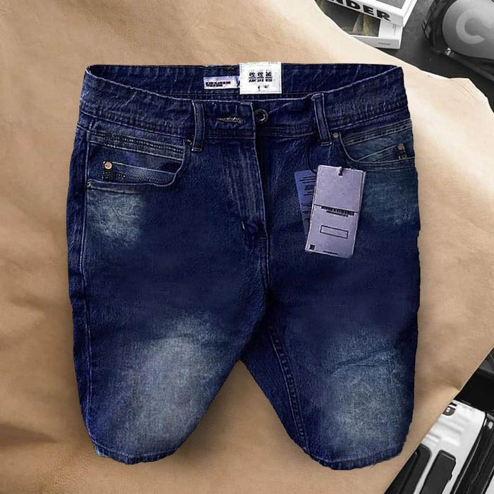 Denim Shorts Dark Blue - 0698 - Dubai Offers Today