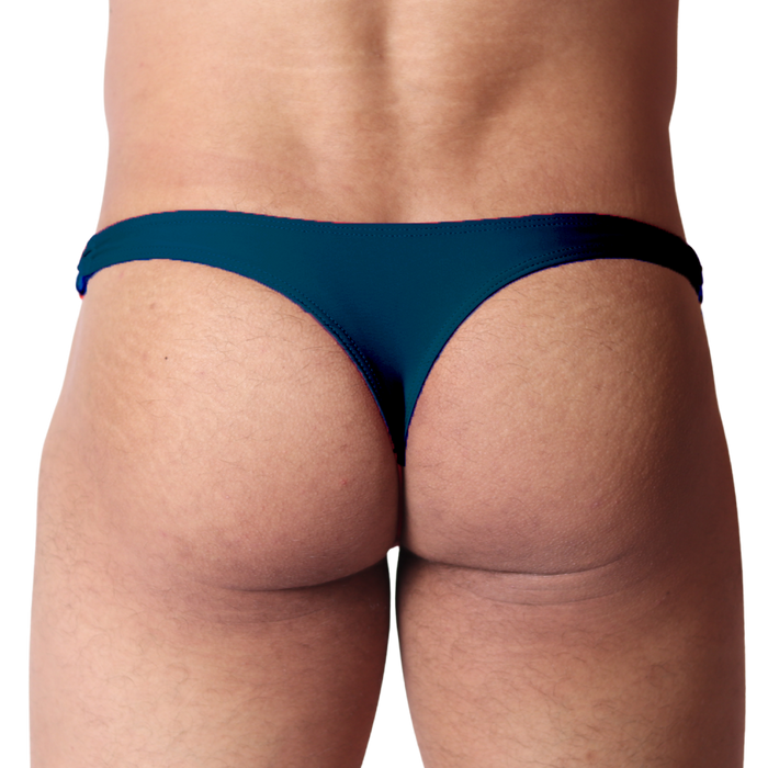 Dinamic Green Swim G String vista posterior de Gigo Underwear