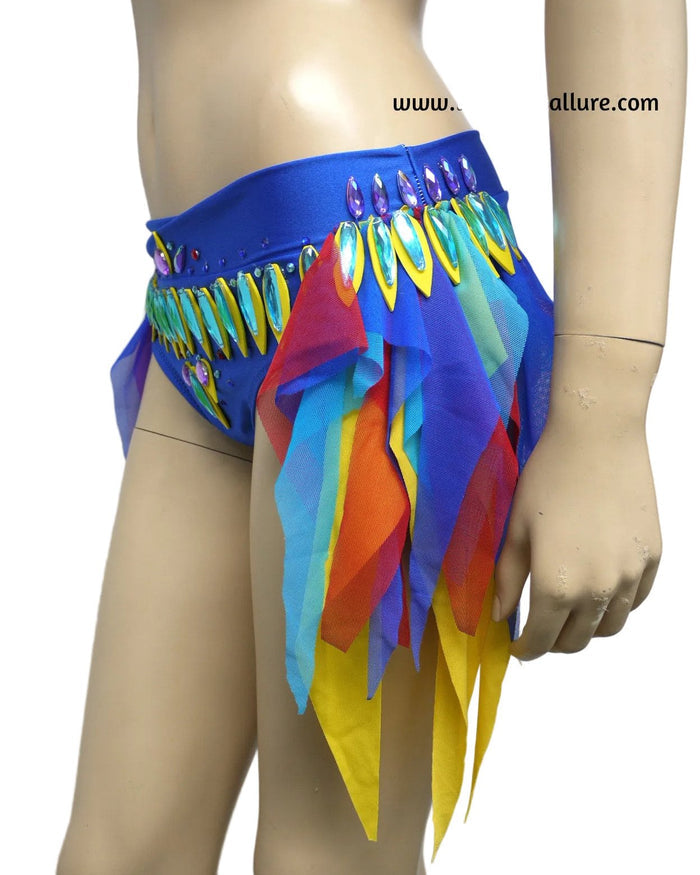 EDC Electric Daisy Carnival Owl Bra and Shorts Costume