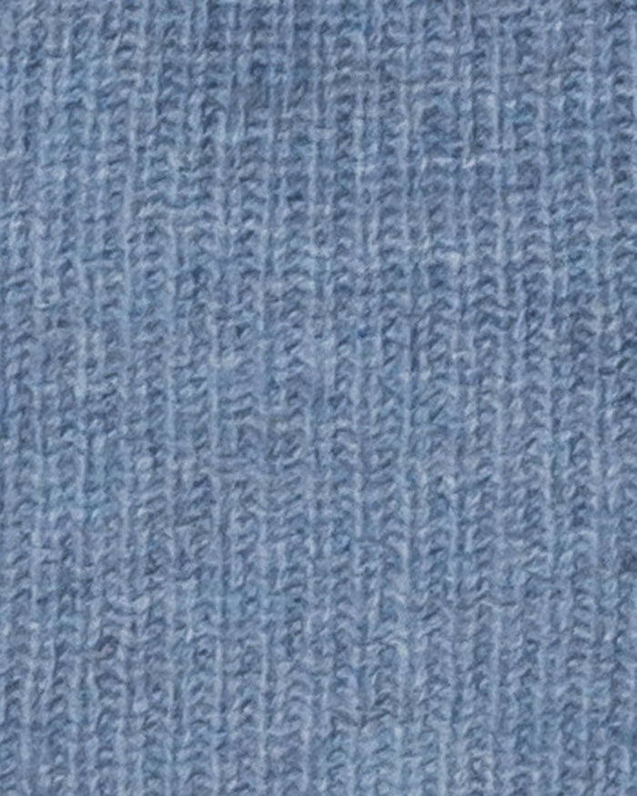 Ingrid V Neck Lambswool Tunic Slipover - Blue - Image 3 - The Classic Boutique