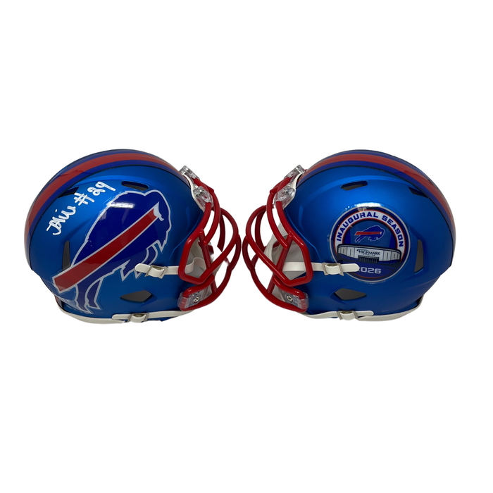 Jalon Kilgore Signed TSE Exclusive Riddell Inaugural Buffalo Bills Blue Speed Mini Helmet