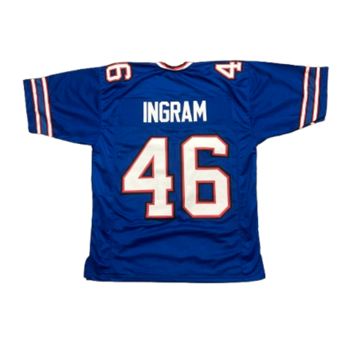 Ja'Marcus Ingram Pro-Style Blue Football Jersey