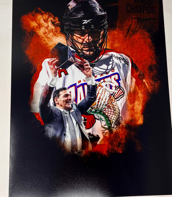 John Tavares Unsigned Colorburst Collage Photo