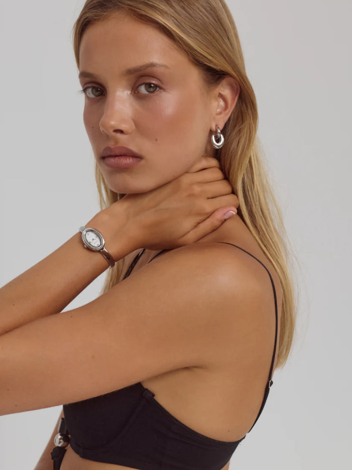 Kate Watch - White - Silver