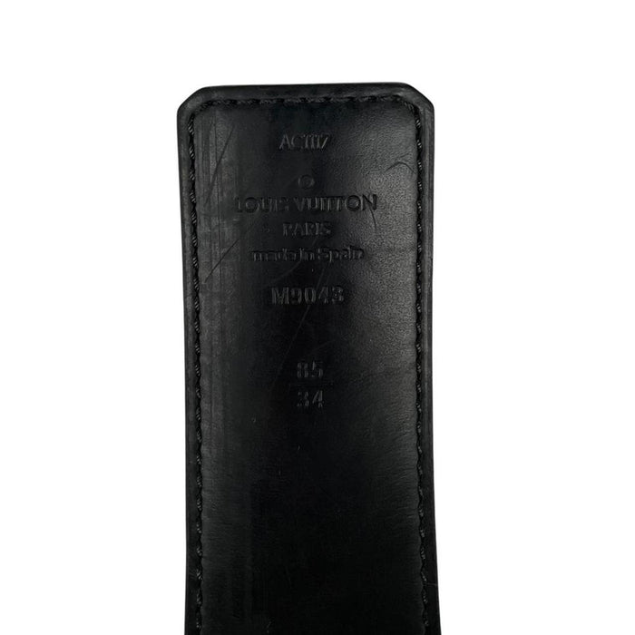 Louis Vuitton Black Optic LV Monogram Reversible Belt