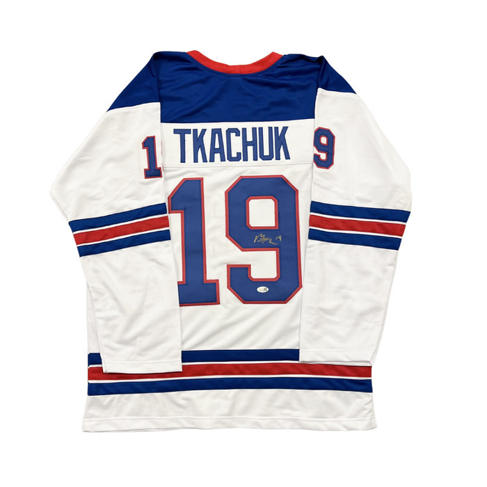 Matthew Tkachuk Signed Pro-Style Team USA Hockey Jersey