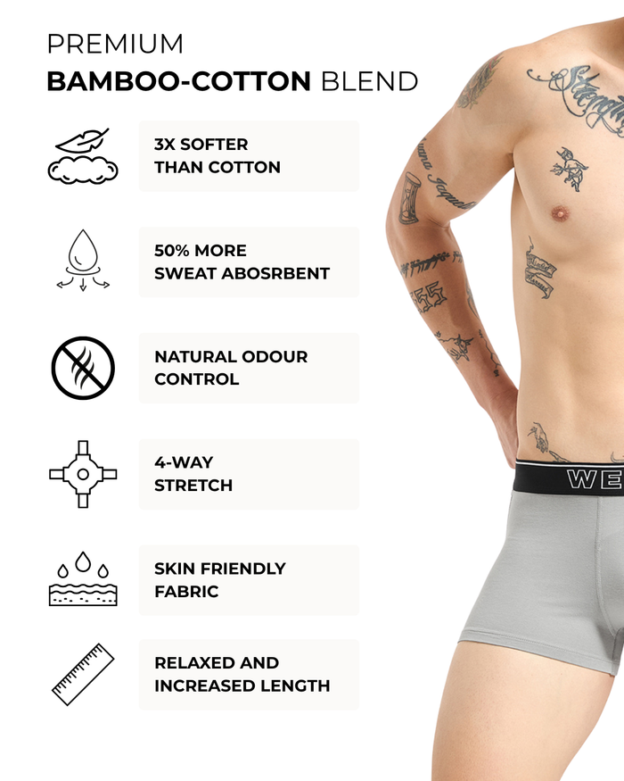 Men's Bamboo Active Trunks - Pack of 2