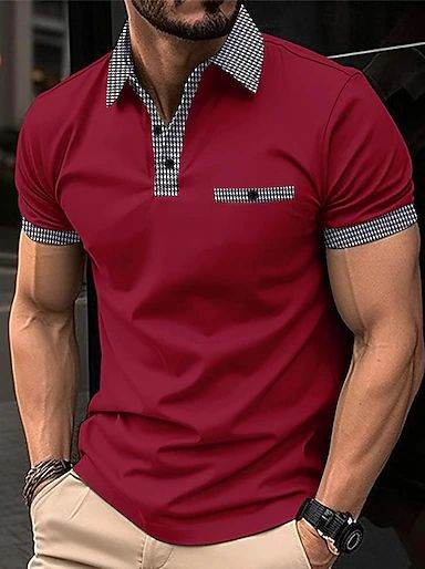 Casual Mens Polo Shirt UAE Styled Look - MPT-11 -
