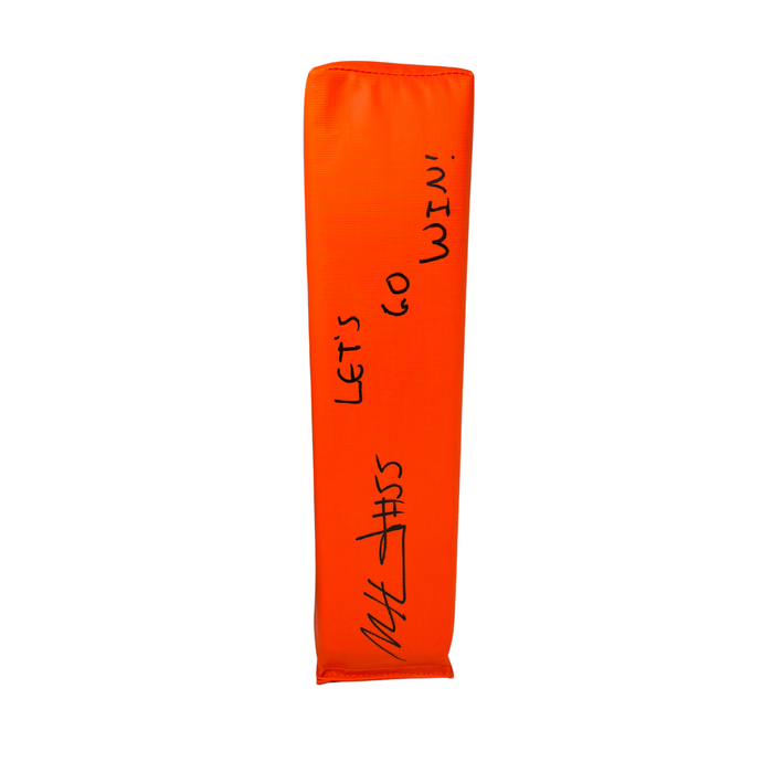 Michael Hoecht Signed Replica End Zone Pylon with "Let's Go Win!"