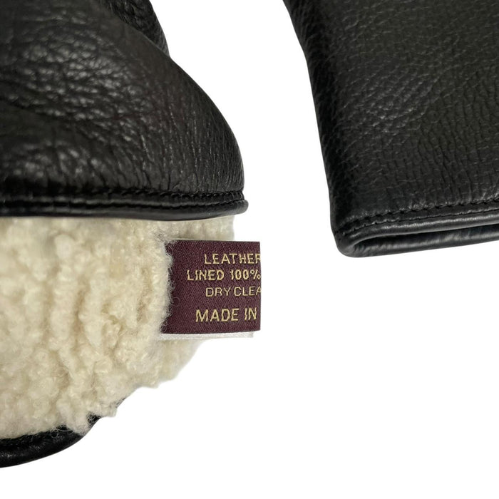 Mulberry Black Leather Gloves
