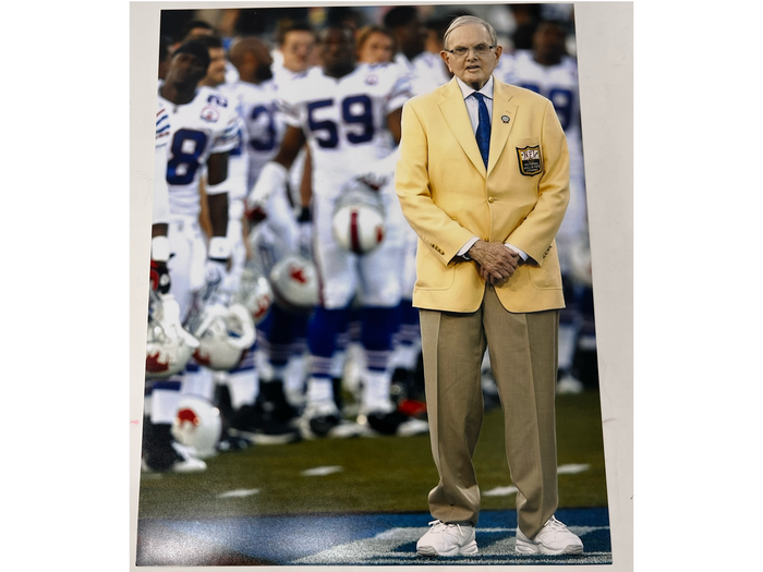 Ralph Wilson Unsigned On Field Photo