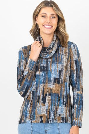 Renoma Soft Knit Top with Snood