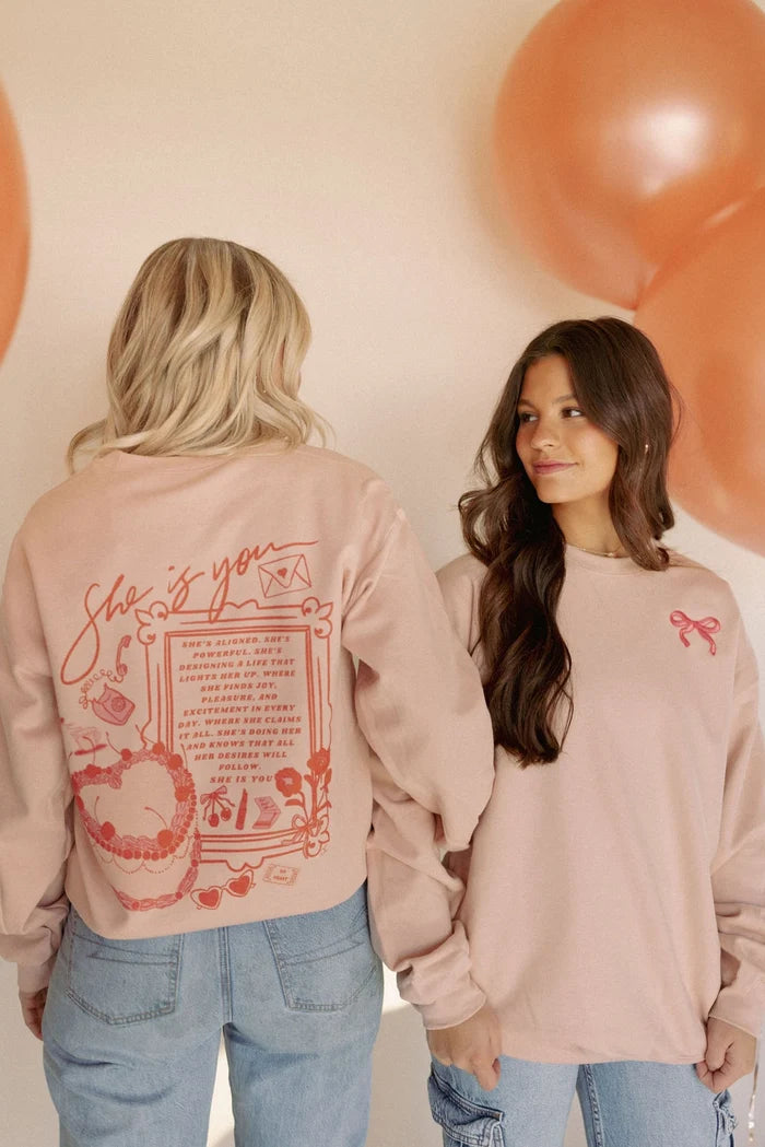 'She Is You' Graphic Sweatshirt