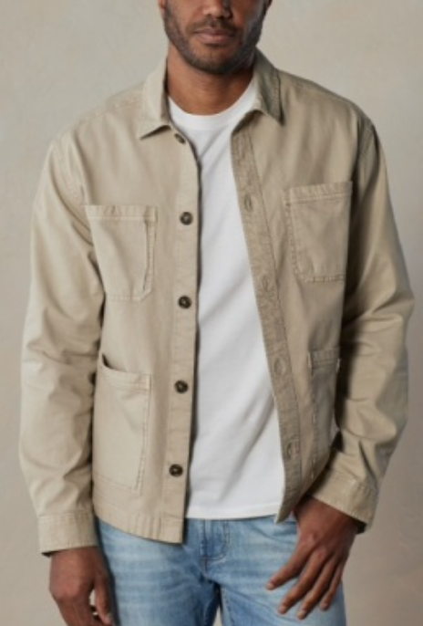 The Normal Brand James Canvas Overshirt