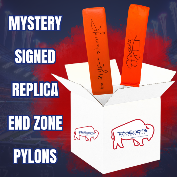 TSE Buffalo Autographed Mystery Signed Replica End Zone Pylon