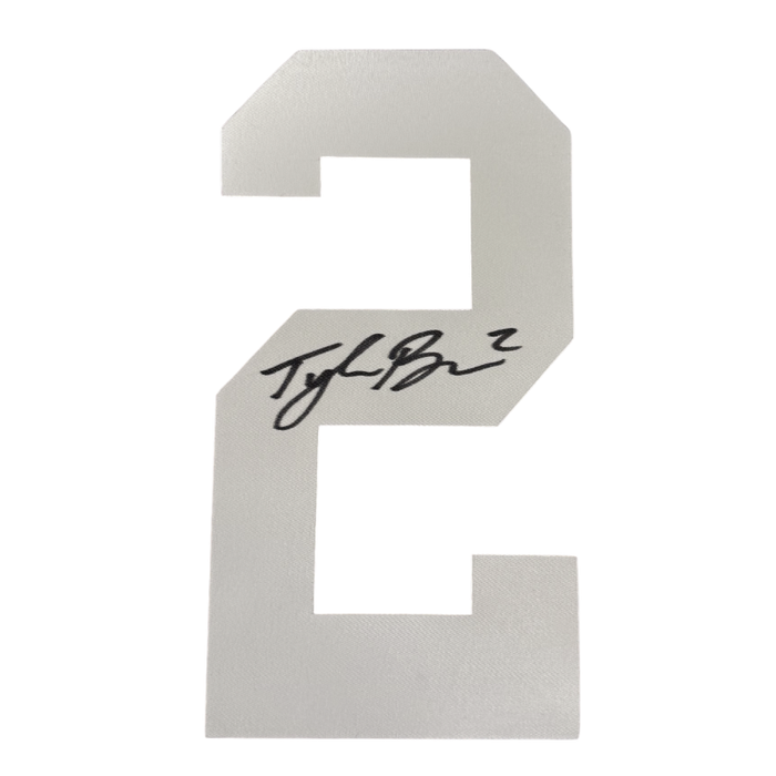 Tyler Bass Signed White Pro-Style Jersey Number #2
