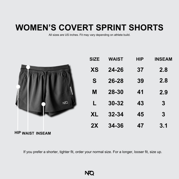Women's Covert Sprint Shorts - Desert Tigerstripe