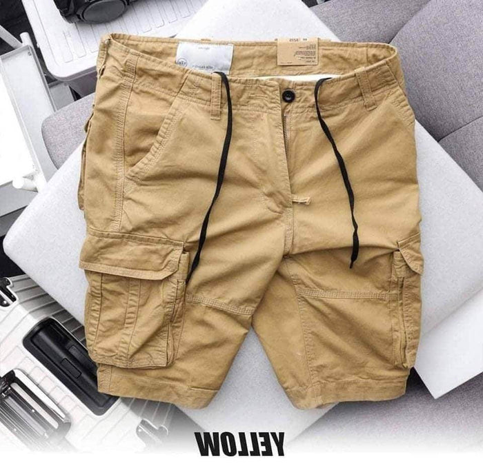 Yellow Cargo Shorts - Dubai Offers Today