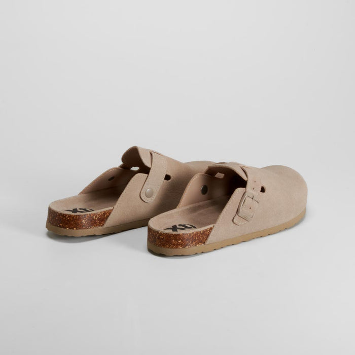 Zueco beige piel XTI