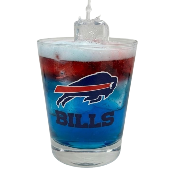 15oz Buffalo Bills Double Old Fashion Glass