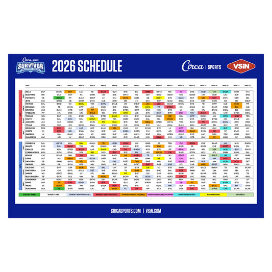 2026 Circa Sports NFL Schedule
