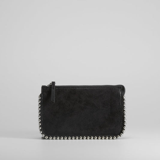 Bandolera negra remaches NYC