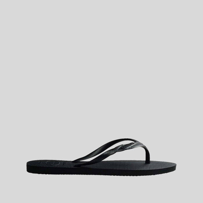 Chancla dedo plana negra HAVAIANAS