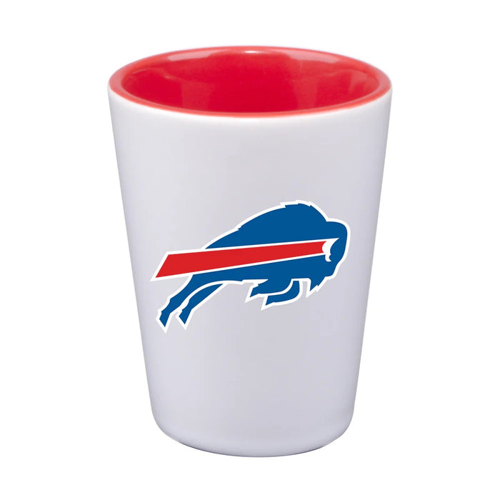 2oz Inner Color Ceramic Shot | Buffalo Bills