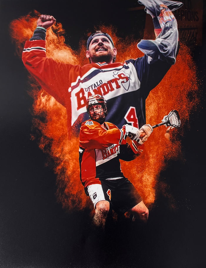 Ian MacKay Unsigned Colorburst Collage Photo