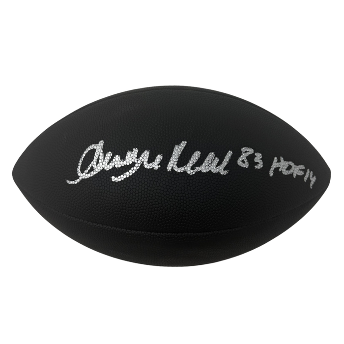 Andre Reed Signed Buffalo Bills Black Logo Football with "HOF 14"