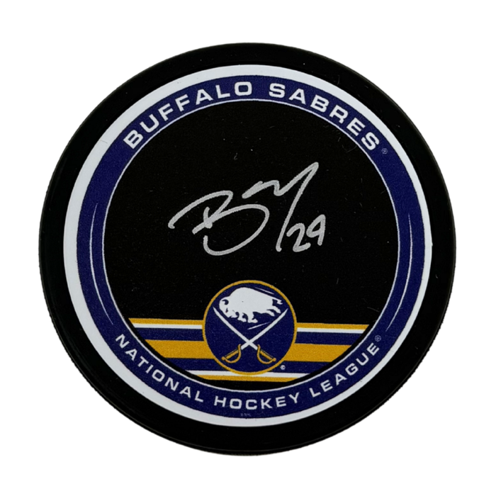 Beck Malenstyn Signed Buffalo Sabres Outer Ring Autograph Hockey Puck