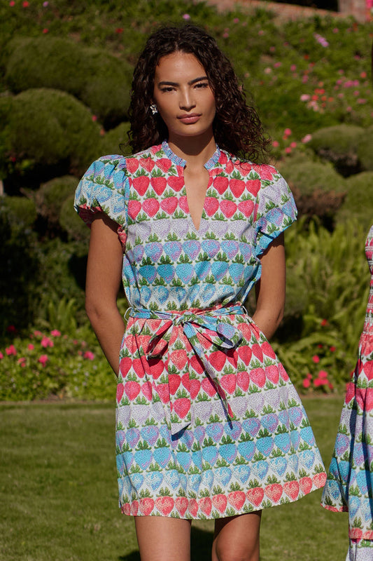 Berry Burst Orela Shift Mini Dress