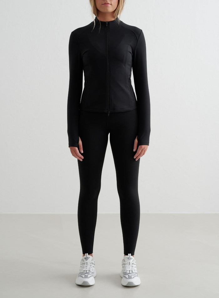 Black Sense Zip Jacket