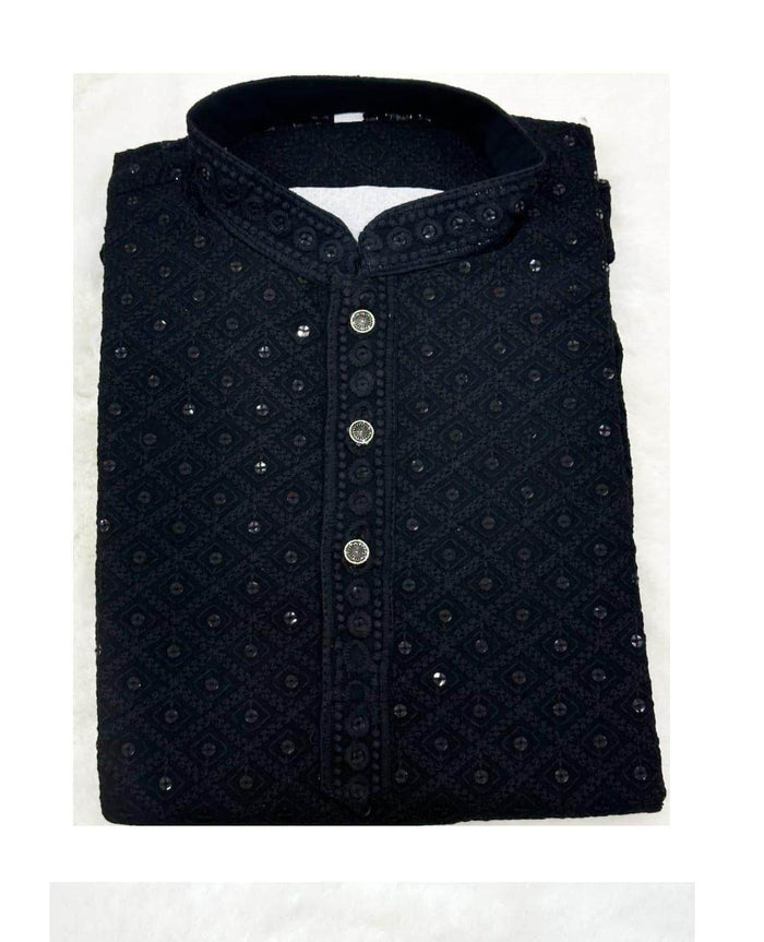 Black Strap Style Kurta - Dubai Offers Today