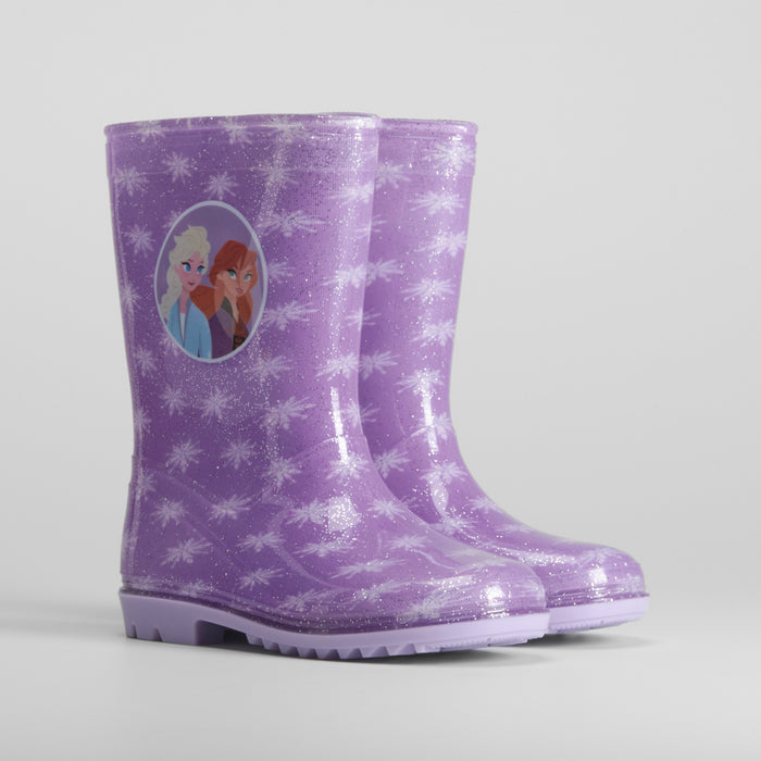 Bota de agua glitter morada FROZEN