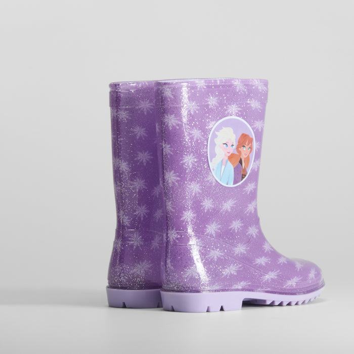 Bota de agua glitter morada FROZEN