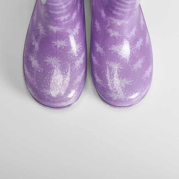 Bota de agua glitter morada FROZEN